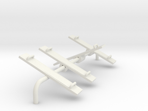 Playground Teeter Toter - HO 87:1 Scale in White Natural Versatile Plastic