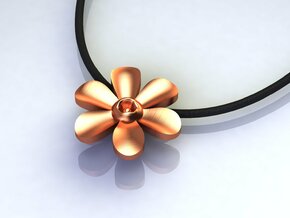 Hope Flower in Polished Brass