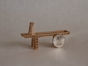 3.5" micro Hunters Point Gantry Crane in Natural Bronze