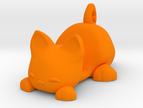 Smartphone Stand Cat in Orange Processed Versatile Plastic