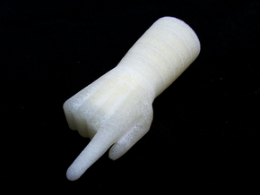 Hand Stylus in White Natural Versatile Plastic
