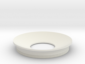 Lieberkuehn Reflector 58mm Dia. 25.4mm WD in White Natural Versatile Plastic