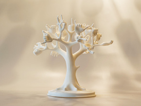 hands tree in White Natural Versatile Plastic