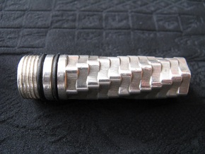 Silver AAA Torch 2 Tail (Flashlight) in Polished Silver