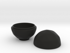 Icono Tea Container in Black Natural Versatile Plastic