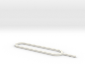 Iphone 6 sim card removal tool  in White Natural Versatile Plastic
