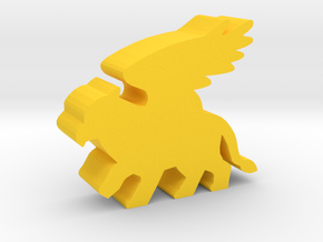 Game Piece, Griffin in Yellow Processed Versatile Plastic