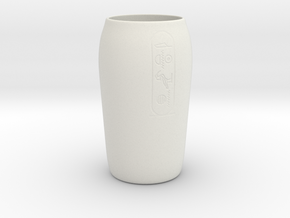 Canopic Jar base in White Natural Versatile Plastic