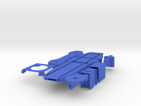 Skidmark Tri v3 in Blue Processed Versatile Plastic