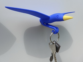 KEY-BIRD     ( body, part 1 of 2 ) in Blue Processed Versatile Plastic