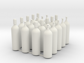 Welding & Gas High Pressure Cylinders 1-45 Scale in White Natural Versatile Plastic