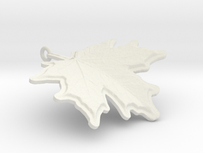 Yummy Maple Leaf Chocolate in White Natural Versatile Plastic