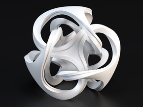 Ora Sculpture 10cm in White Processed Versatile Plastic