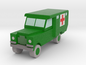 1/152 Land Rover S2 Ambulance x1 - Army, Green in Full Color Sandstone