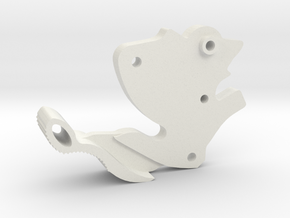The Nerf HammerShot Alternate Hammer Mod in White Natural Versatile Plastic