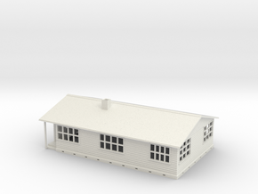 1:120 weatherboard house in White Natural Versatile Plastic