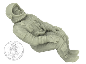  Gemini Astronaut 1:24 (Revell Version) in White Natural Versatile Plastic