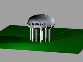 Hammond Water Tower in White Natural Versatile Plastic