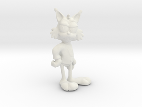 Bubsy 3D could've been a lot better! in White Natural Versatile Plastic