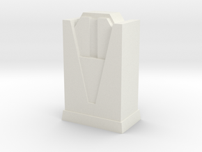 Custom Monopoly Hotel Version 4 (3cm tall) in White Natural Versatile Plastic