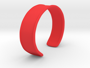 Cuff Bracelet in Red Processed Versatile Plastic