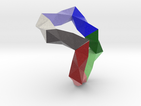 TetrahedralUltimateChain6 in Full Color Sandstone