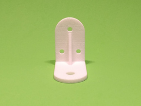 Mini Wall Bracket in White Natural Versatile Plastic