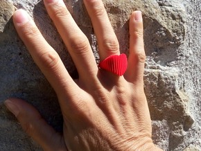 HeartSlicedRing in Red Processed Versatile Plastic: 7 / 54