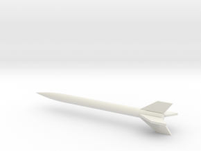 1/72 Scale Black Brant V Rocket in White Natural Versatile Plastic