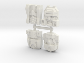 Armada Decepticon 4-Pack (Titans Return) in White Natural Versatile Plastic