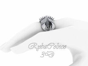 Ring The Iroquois 1 \ knuckle /size 8US (18,3mm) in Polished Silver