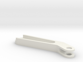 Left clevis adapter in White Natural Versatile Plastic