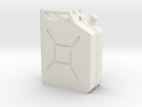 Jerry Can 1/10 Scale in White Natural Versatile Plastic