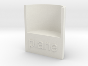 Lasersaur focus:  planar in White Natural Versatile Plastic