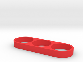 FIDGET HAND SPINNER in Red Processed Versatile Plastic