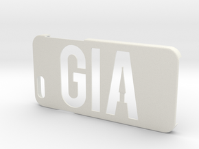 Giaiphone6 in White Natural Versatile Plastic