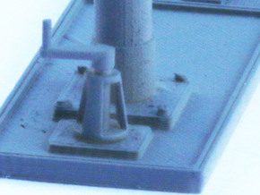 MR Water Column Control Valve (x4) 4mm Scale in Tan Fine Detail Plastic