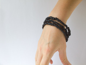 Bracelets Nigella Freia in Black Natural Versatile Plastic: Large