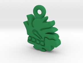 Aztec Herb Pendant in Green Processed Versatile Plastic