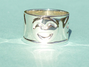 Emotion Ring (Size 7) in Fine Detail Polished Silver