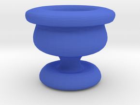 Mini Apothecary Pot - chalice design in Blue Processed Versatile Plastic