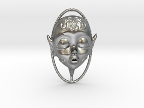 Skydoll Fae Parfume Pendant in Natural Silver