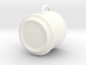 Tea Cup in White Processed Versatile Plastic