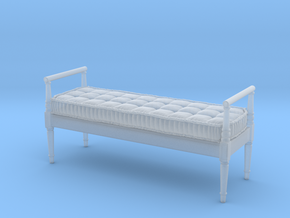 1:48 French Country Bench in Tan Fine Detail Plastic