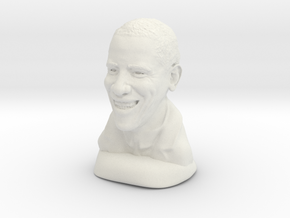 Barack Obama in White Natural Versatile Plastic