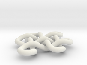 Endless Knot 2 in White Natural Versatile Plastic