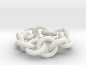 Chain in White Natural Versatile Plastic