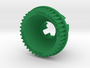 10mm 37T Pulley For Flywheels in Green Processed Versatile Plastic