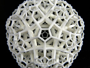 {5,3,4} H³ Honeycomb in White Natural Versatile Plastic