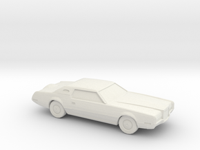 1/87 1972 Lincoln Continental Mark IV  in White Natural Versatile Plastic